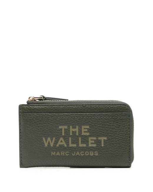 Marc Jacobs Gray The Leather Top Zip Multi Wallet