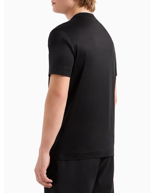 Emporio Armani Black T-Shirts And Polos for men