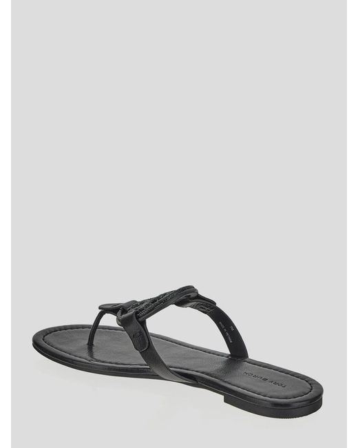 Tory Burch Black Miller Pave Sandals