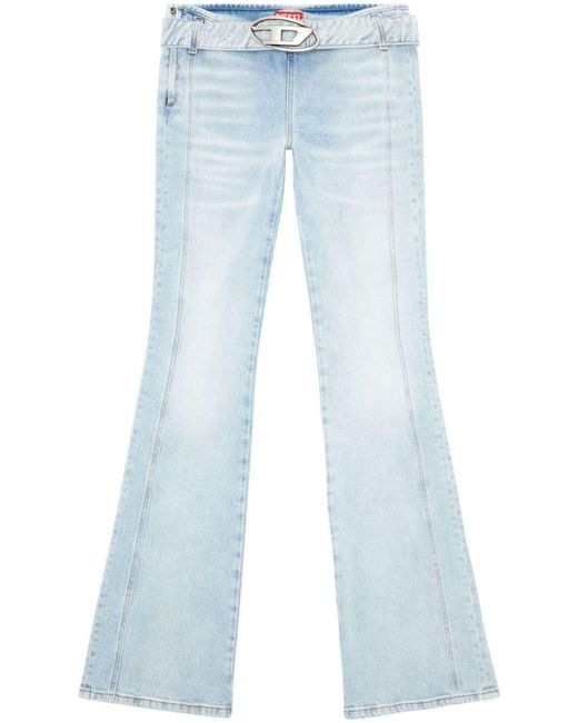 DIESEL Blue Bootcut And Flare Jeans D-Ebbybelt 0Jgaa