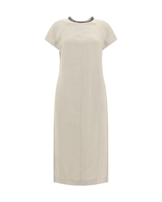 Brunello Cucinelli White Dresses