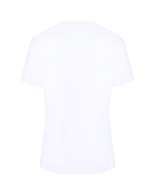 Vivienne Westwood White Cotton Crew-Neck T-Shirt