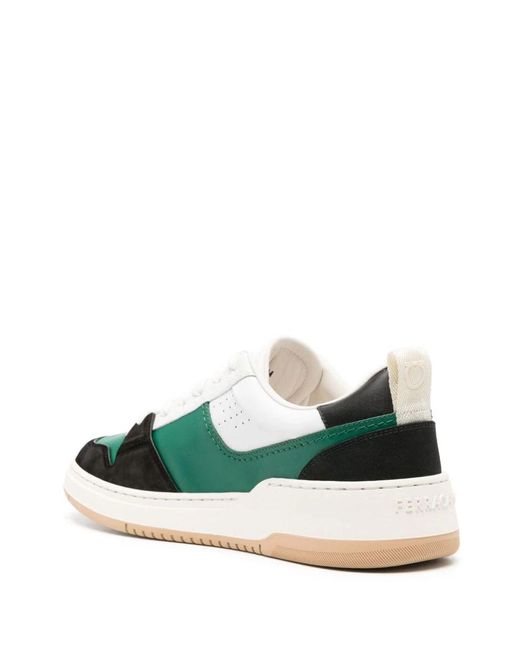 Ferragamo Green Sneakers for men