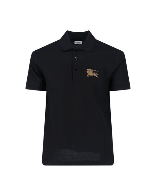 Burberry Black Polo Shirt Edk for men