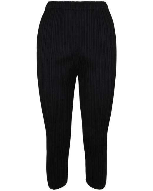 Pleats Please Issey Miyake Black Thicker Bottoms 2 Pants Clothing