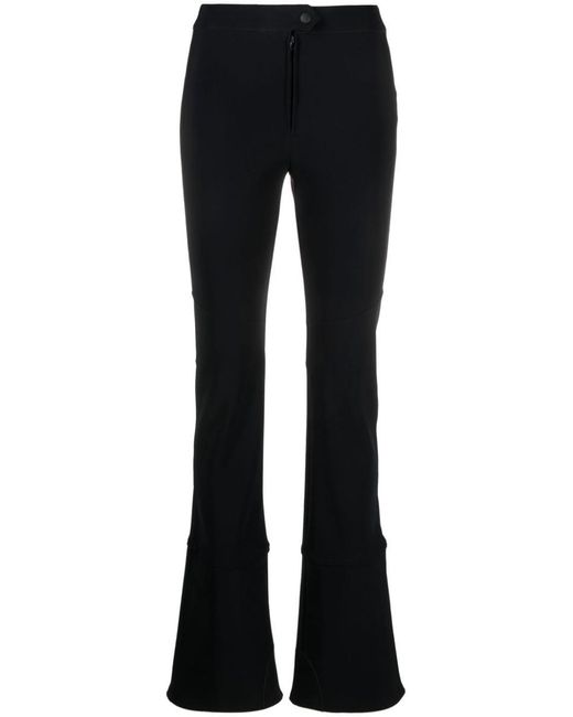 Filippa K Blue High-Waisted Flared Trousers
