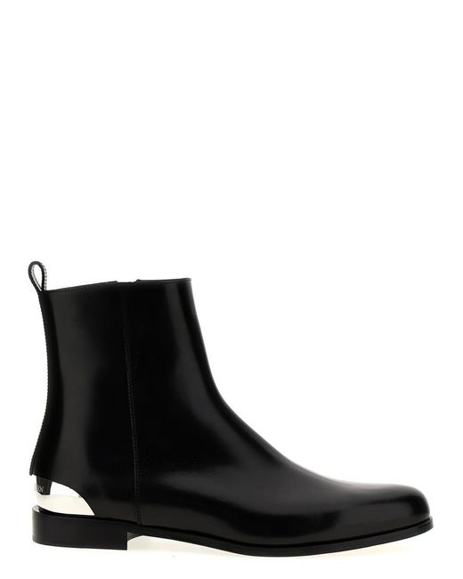 Alexander McQueen Black Lux Trend Boots, Ankle Boots for men