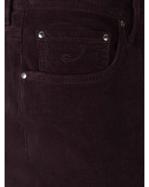 Jacob Cohen Blue Bard Five Pocket Trousers for men