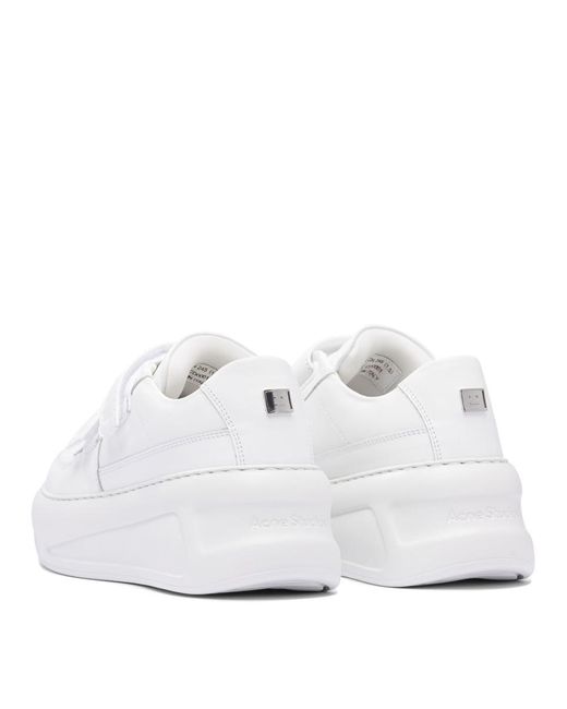 Acne White Sneakers & Slip-On