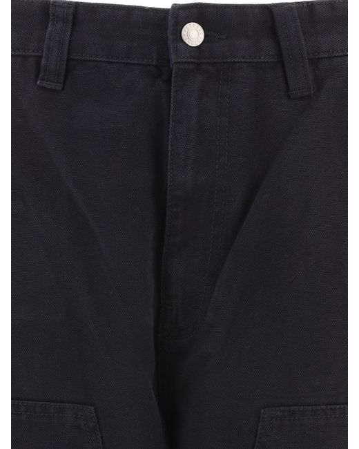 Stussy Blue Canvas Trousers for men