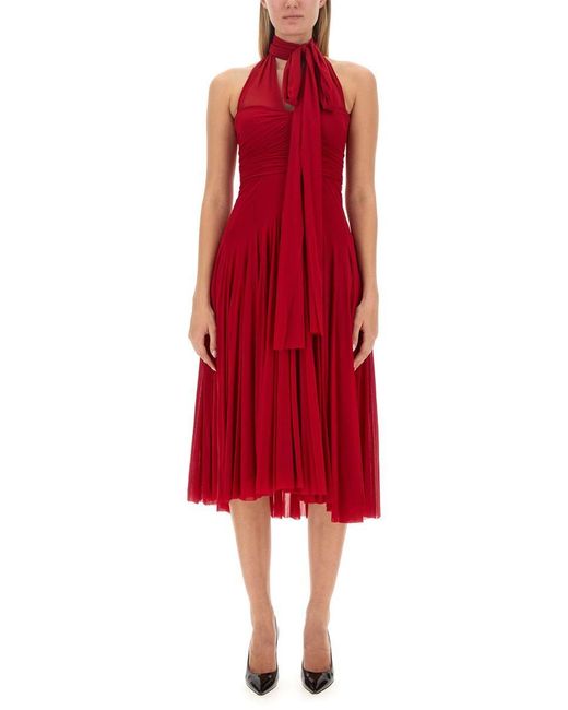 Philosophy Di Lorenzo Serafini Red Tulle Dress