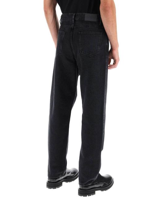 Closed Black Regular Fit Jeans With Tapered Leg for men