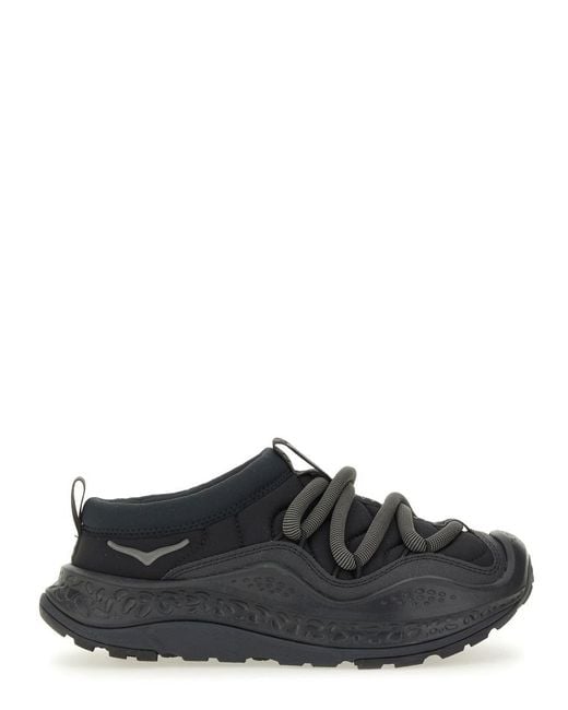 Hoka One One Black "Now First" Sneaker