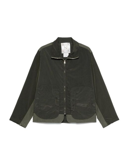 RANRA Green Wanderer Canvas Nylon Jacket for men