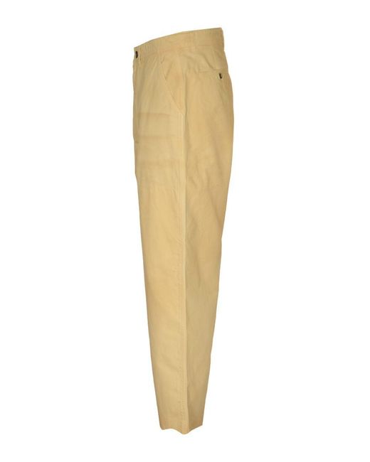 Golden Goose Deluxe Brand Natural Trousers for men
