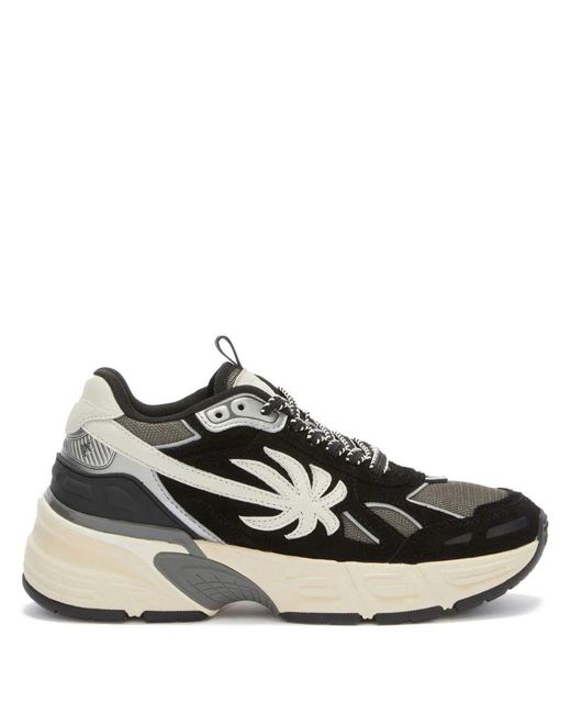 Palm Angels Black The Palm Runner Sneakers for men