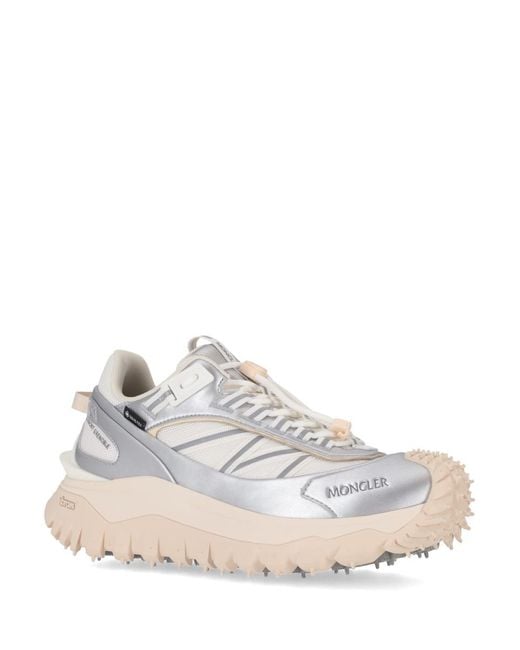 Moncler White Trailgrip Gtx Low Top Sneakers