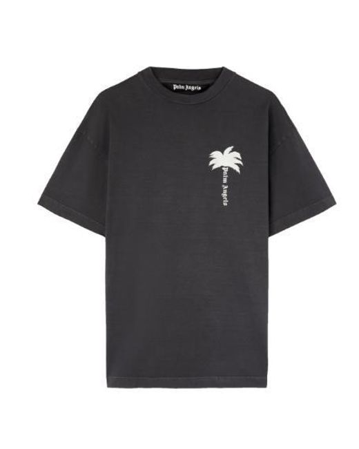 Palm Angels Black T-Shirts And Polos for men