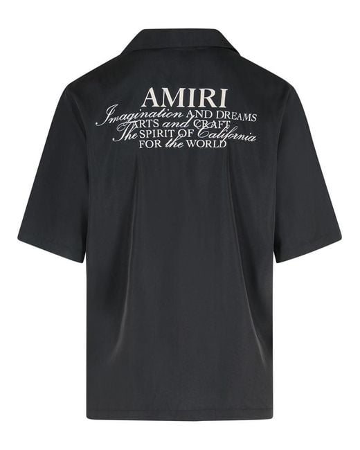 Amiri Black Spirit' Modal Blend Shirt for men
