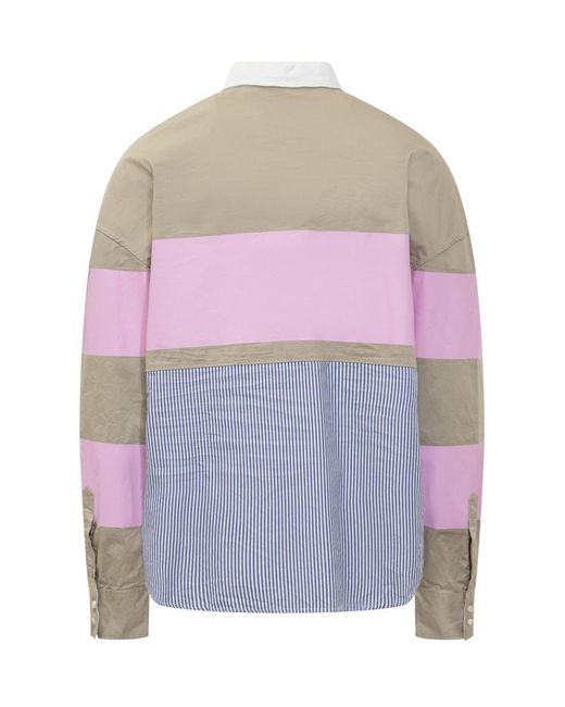 DSquared² Pink Rugby Shirt for men