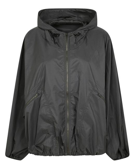 Sofie D ́hoore Black Zipper Up Jacket With Hoodie