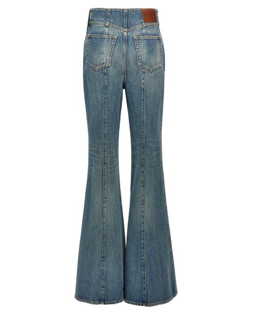 Alexander McQueen Blue Mcqueen Denim Pants