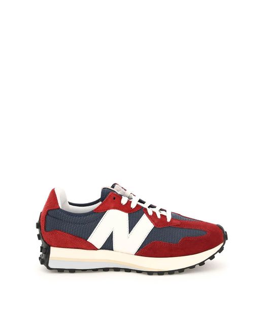 New Balance Suede 327 Sneakers in Navy Red (Blue) (Red) for Men - Save 33%  | Lyst