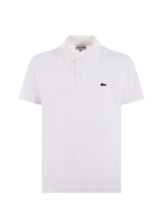 Lacoste White Polo Shirt for men