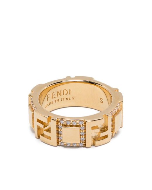 Fendi Metallic Forever Ring