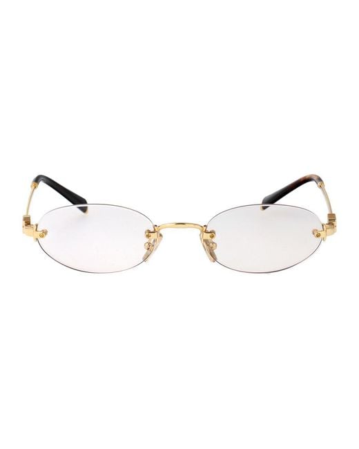 Miu Miu Metallic Sunglasses