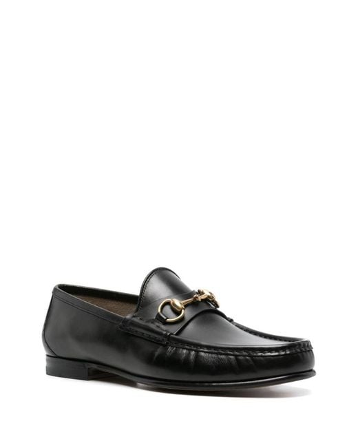 Gucci Black Flat Shoes for men