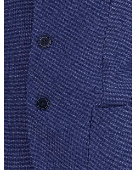 Gi Capri Blue Blazers E Vests for men