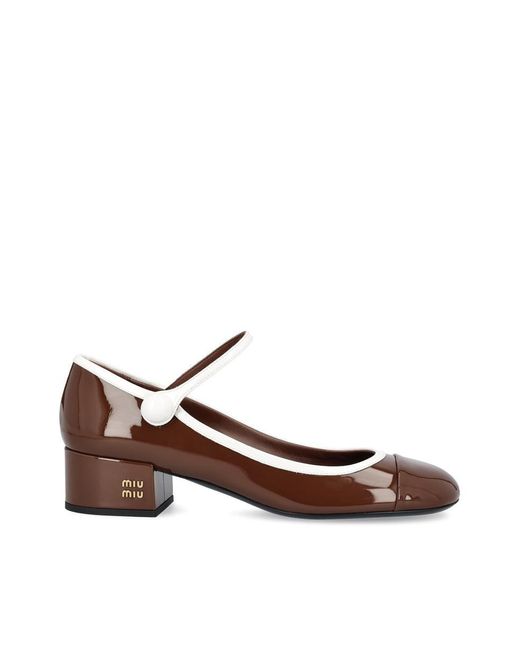 Miu Miu Brown Heeled Shoes