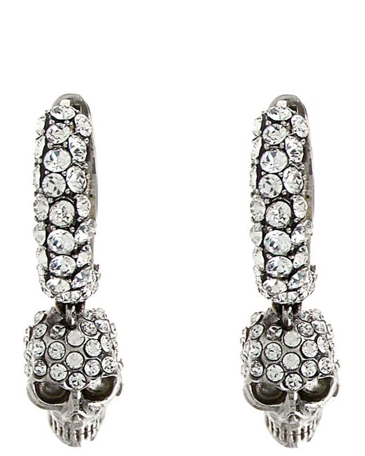 Alexander McQueen Multicolor Mcqueen Skull Earrings