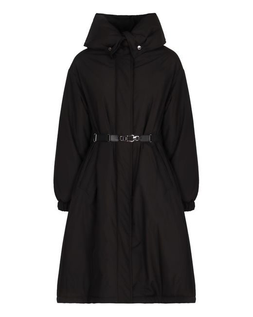 Moorer Black Eneida Hooded Parka