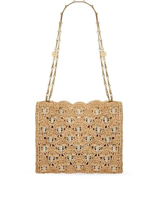 Rabanne White 1969 Square Tote Bag Bags