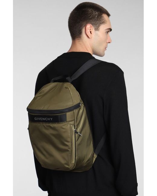 Givenchy Green G-Trek Backpack for men