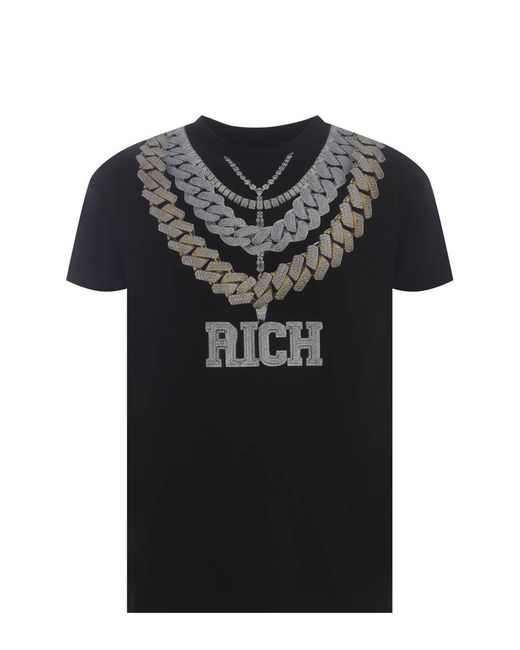 RICHMOND Black T-Shirt for men