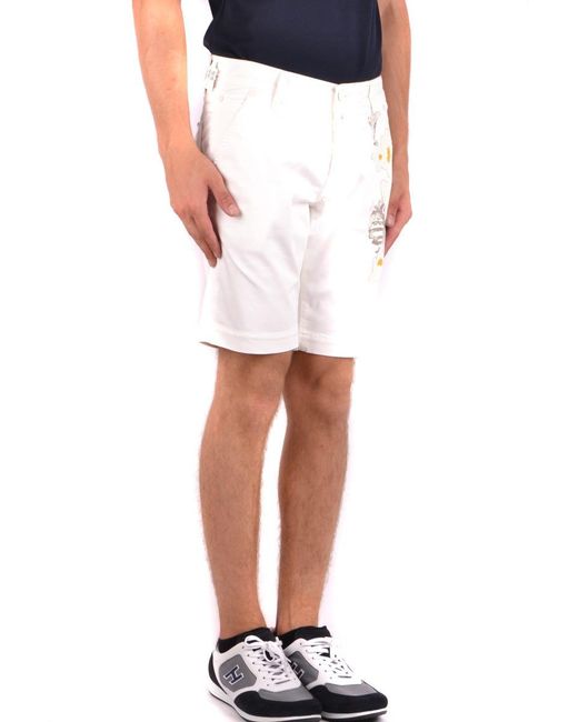 Jacob Cohen White Shorts for men