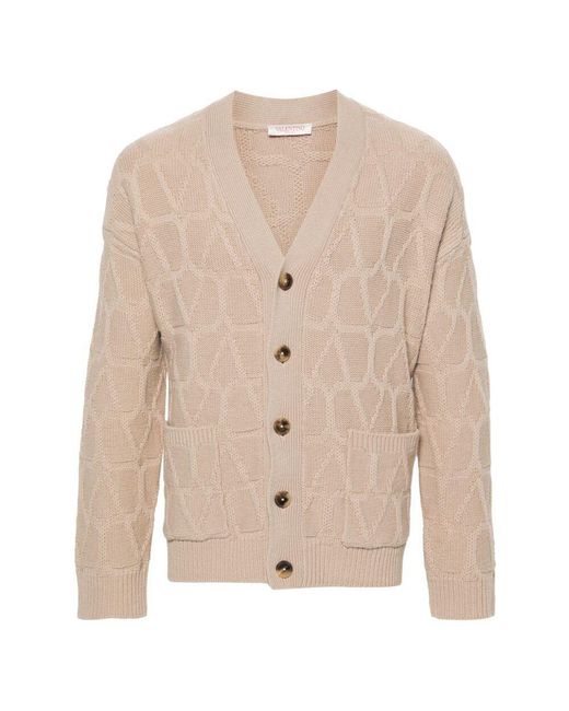 Valentino Natural Sweaters for men