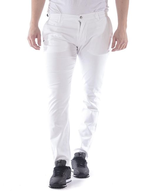 Daniele Alessandrini White Jeans Trouser for men