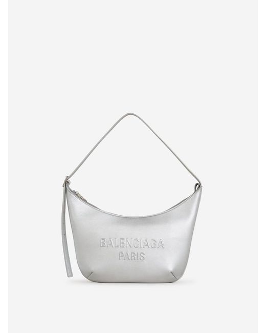 Balenciaga White Mary-kate Shoulder Bag
