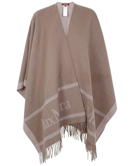 Max Mara Brown Hildestd Cape