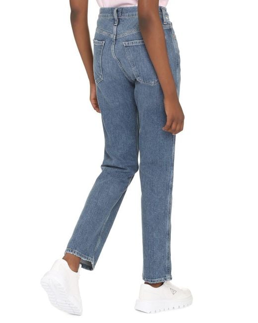 Citizens of Humanity Blue Daphne Stovepipe Jeans