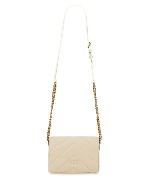 Pinko Natural Click Mini Love Bag