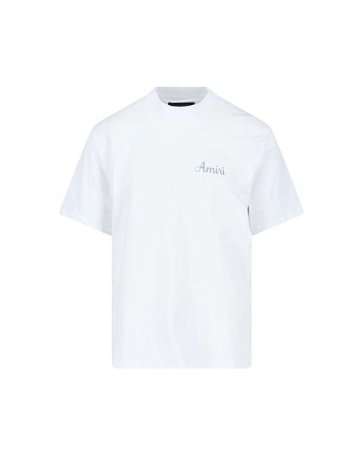 Amiri White T-Shirts And Polos for men