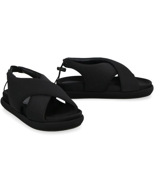 Gia Borghini Black Chunky Sandal