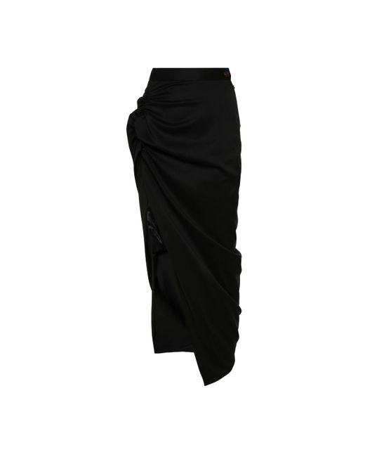 Vivienne Westwood Black Drapped Skirt