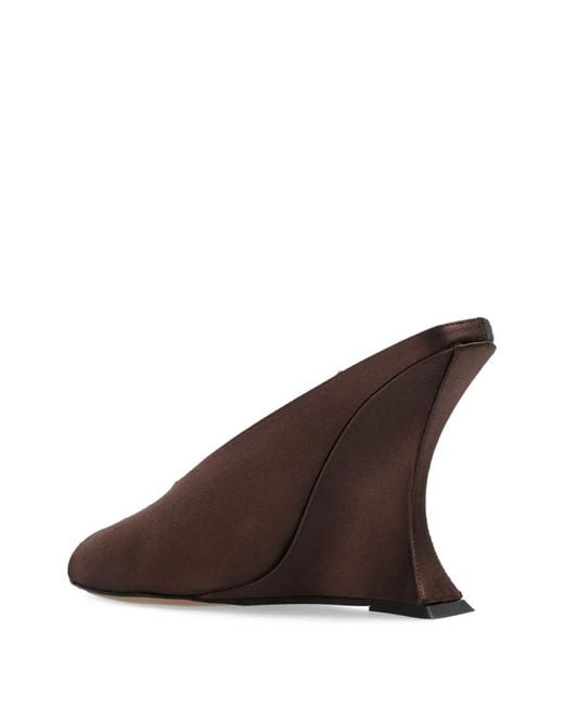 Paris Texas Brown Wedge Sandals "Nina"