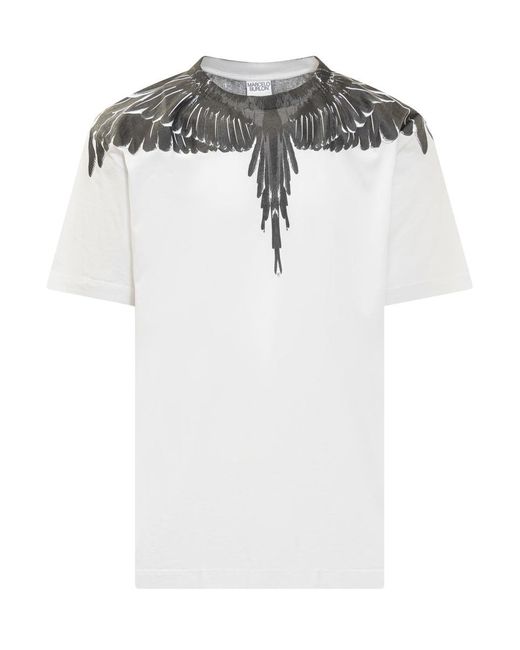 Marcelo Burlon White Wings-print T-shirt for men